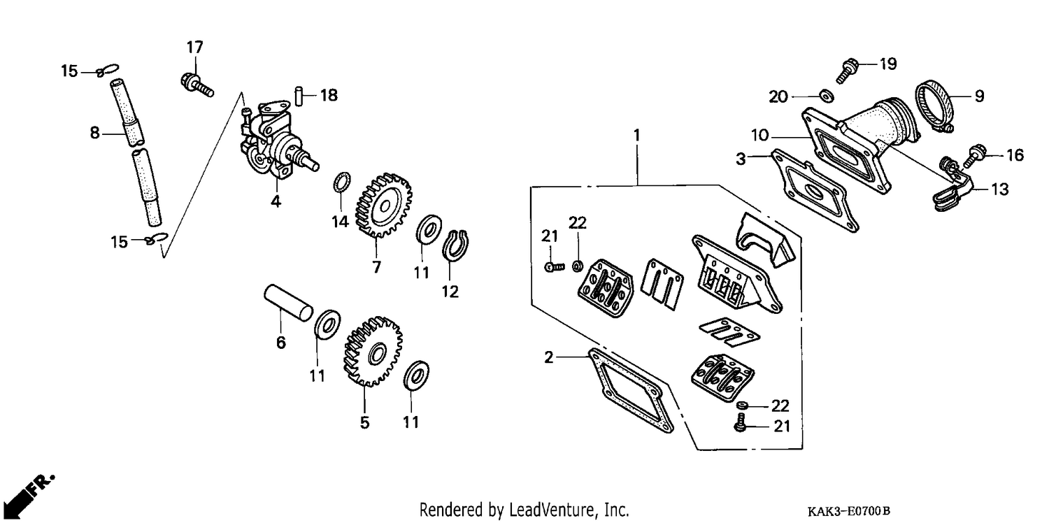OIL PUMP/REED VALVE