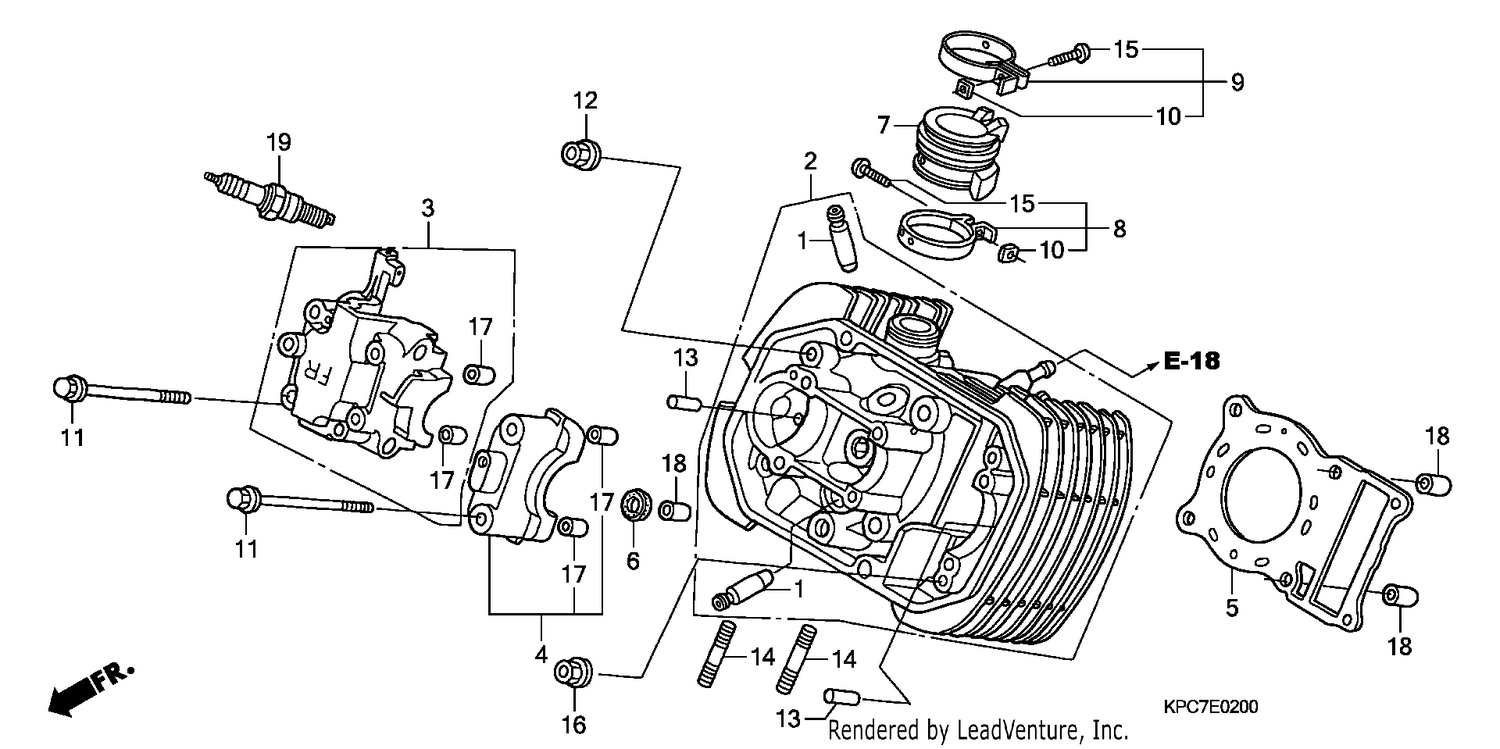 FRONT CYLINDER HEAD