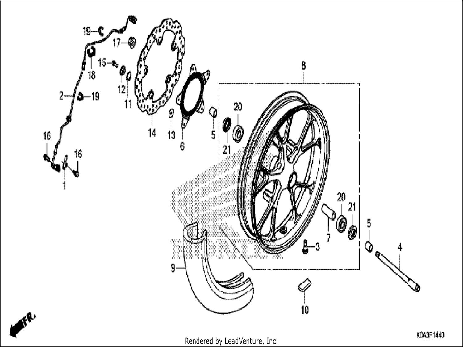  40 FRONT WHEEL