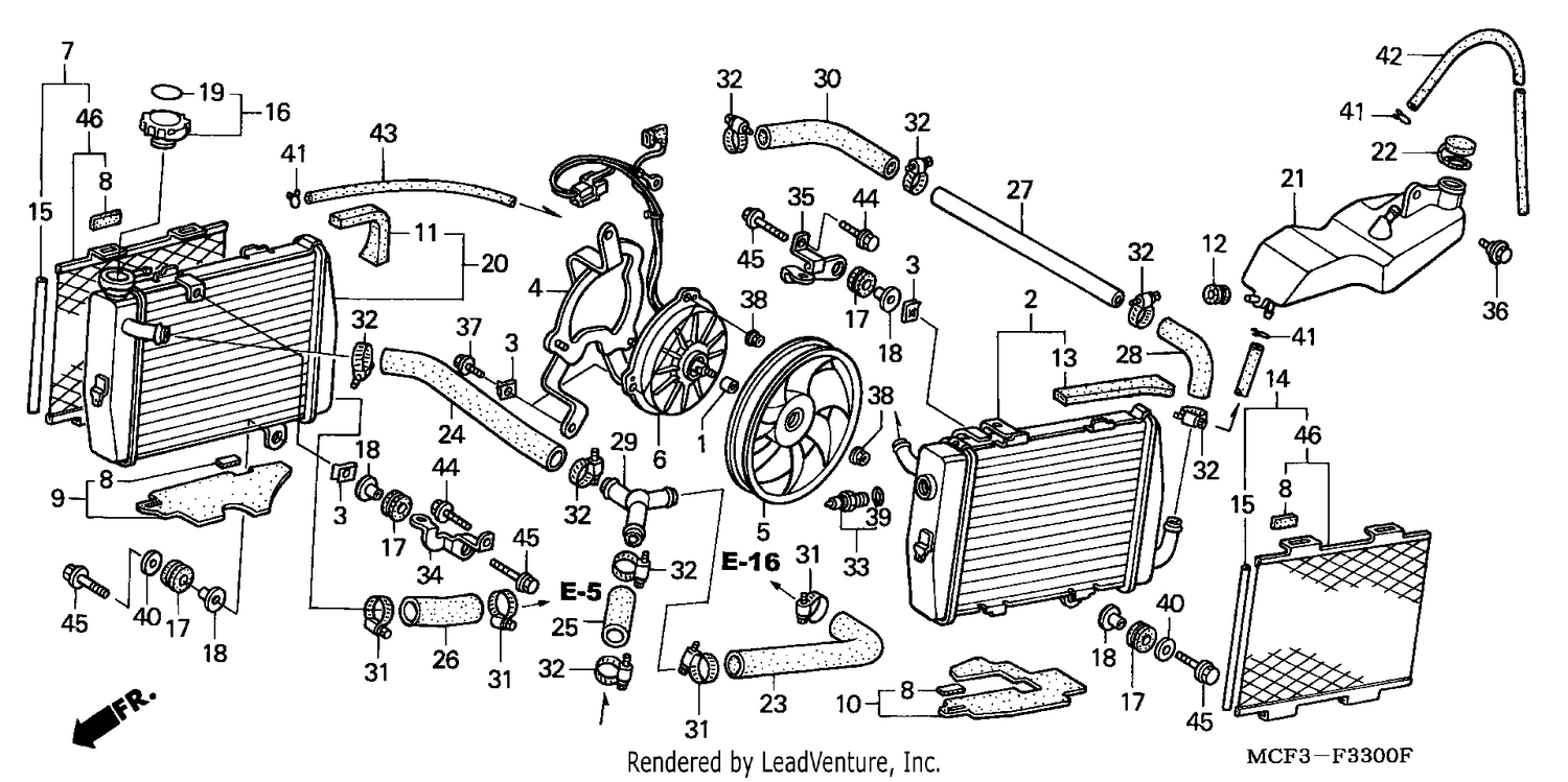 RADIATOR (VTR1000SPY/1)