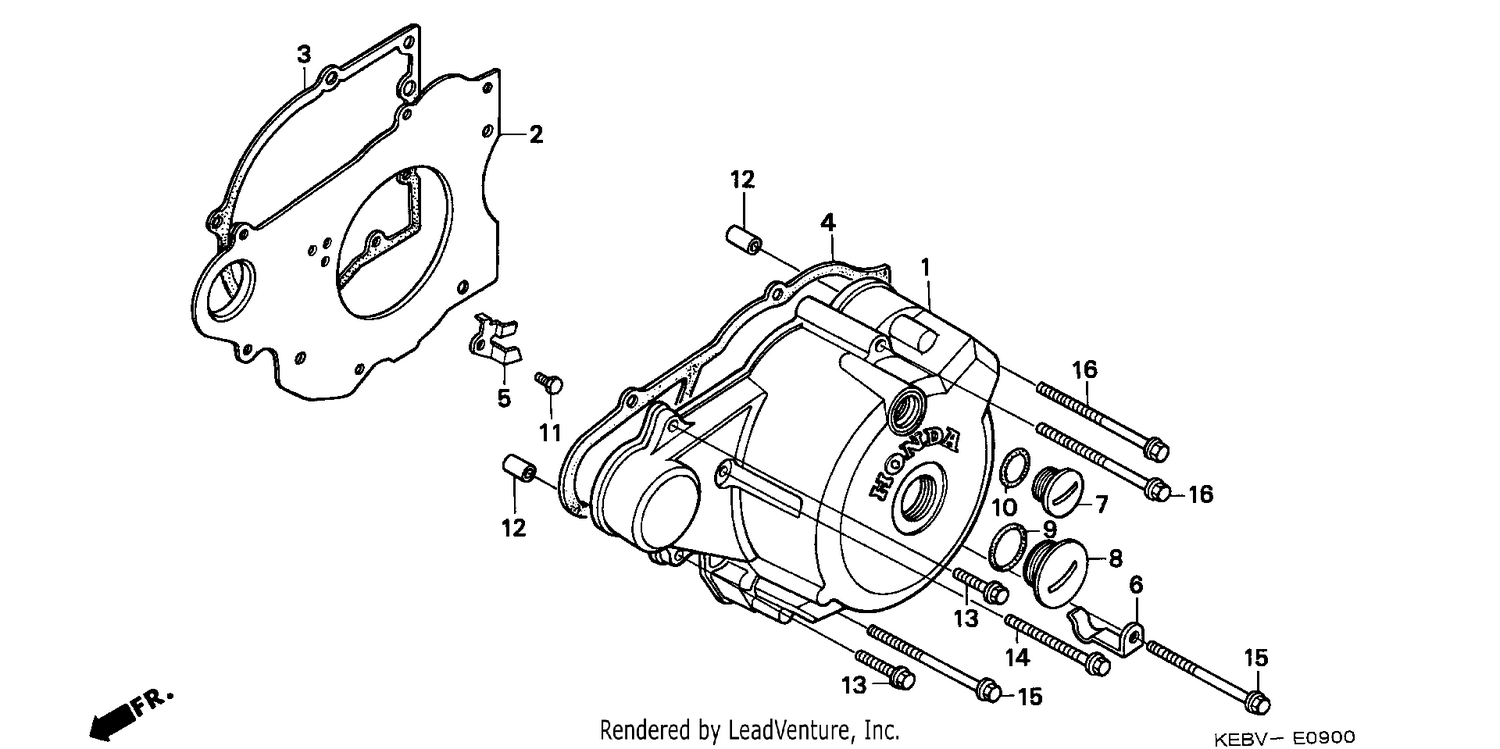 LEFT CRANKCASE COVER
