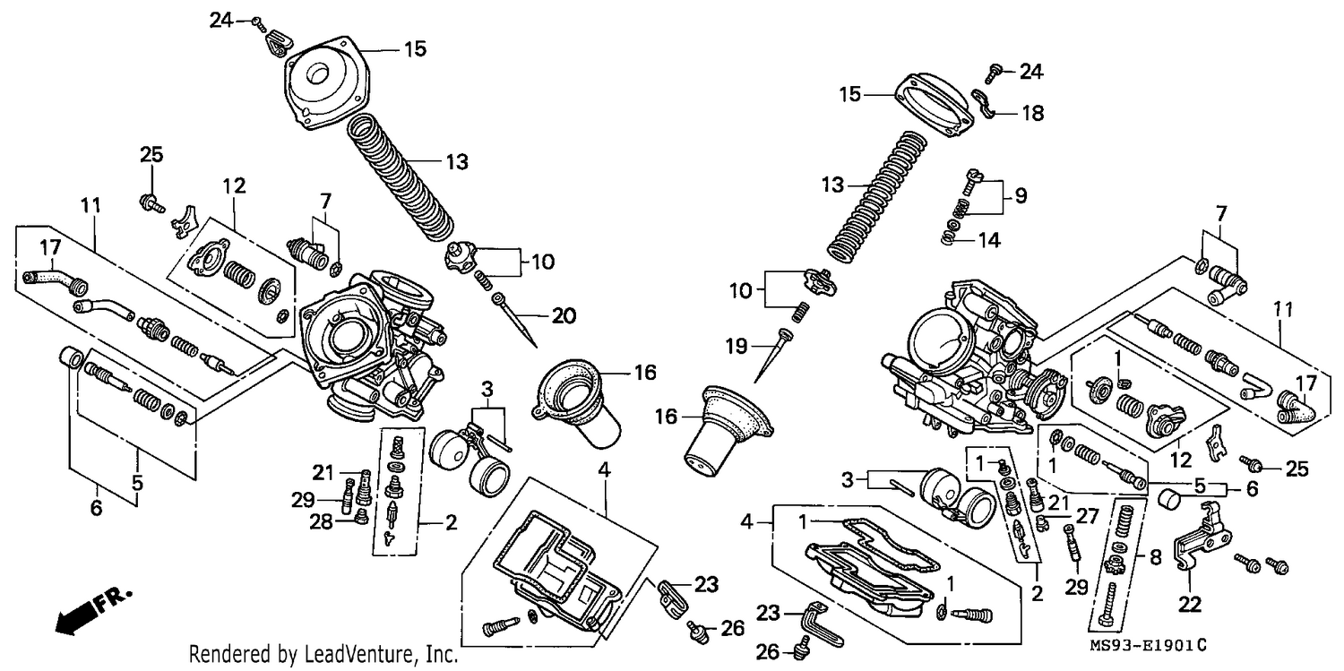 CARBURETOR (COMPONENT PARTS)