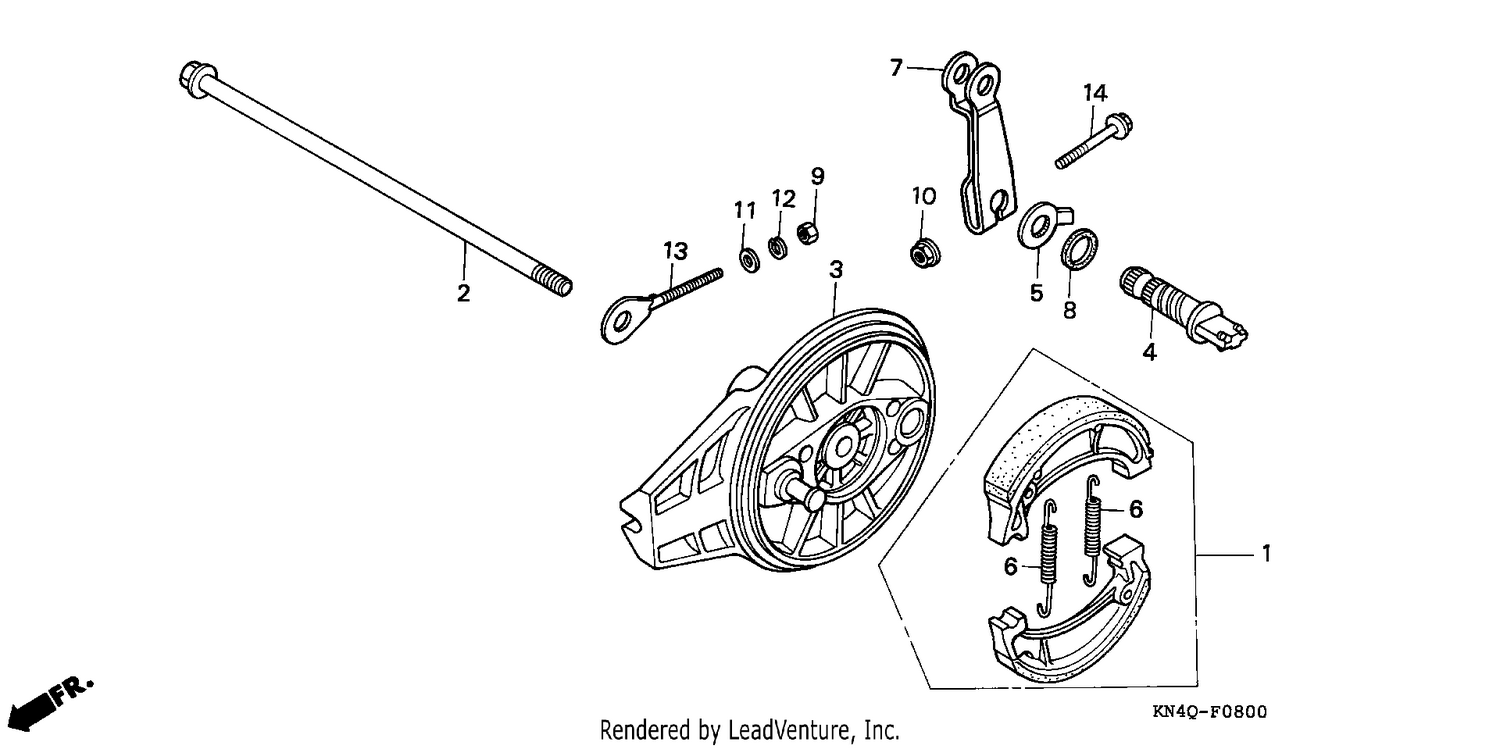 REAR BRAKE PANEL