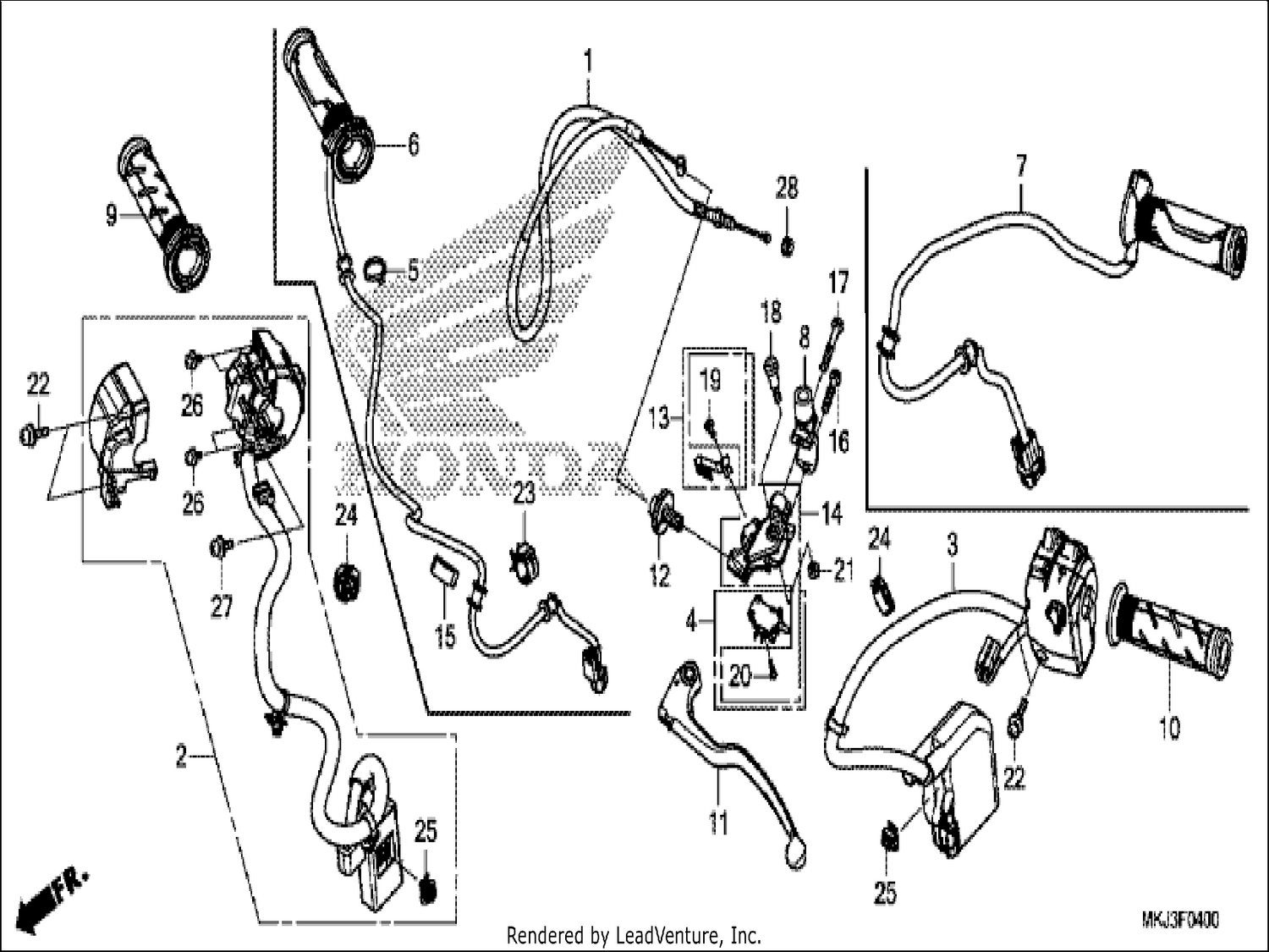  HANDLE LEVER/SWITCH/CABLE