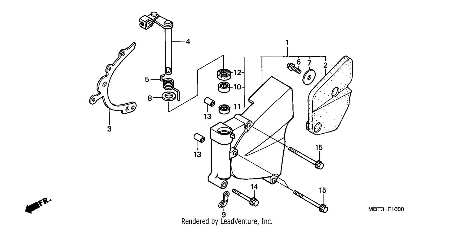 LEFT CRANKCASE COVER/ WATER PUMP