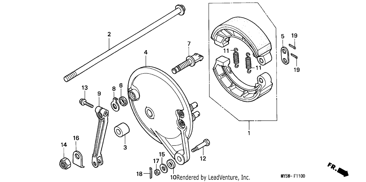 REAR BRAKE PANEL (1)