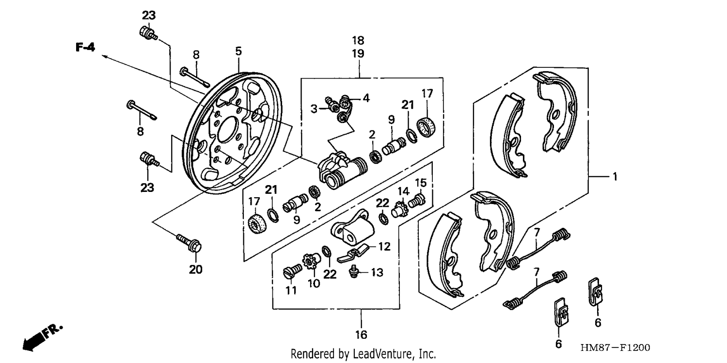 FRONT BRAKE PANEL