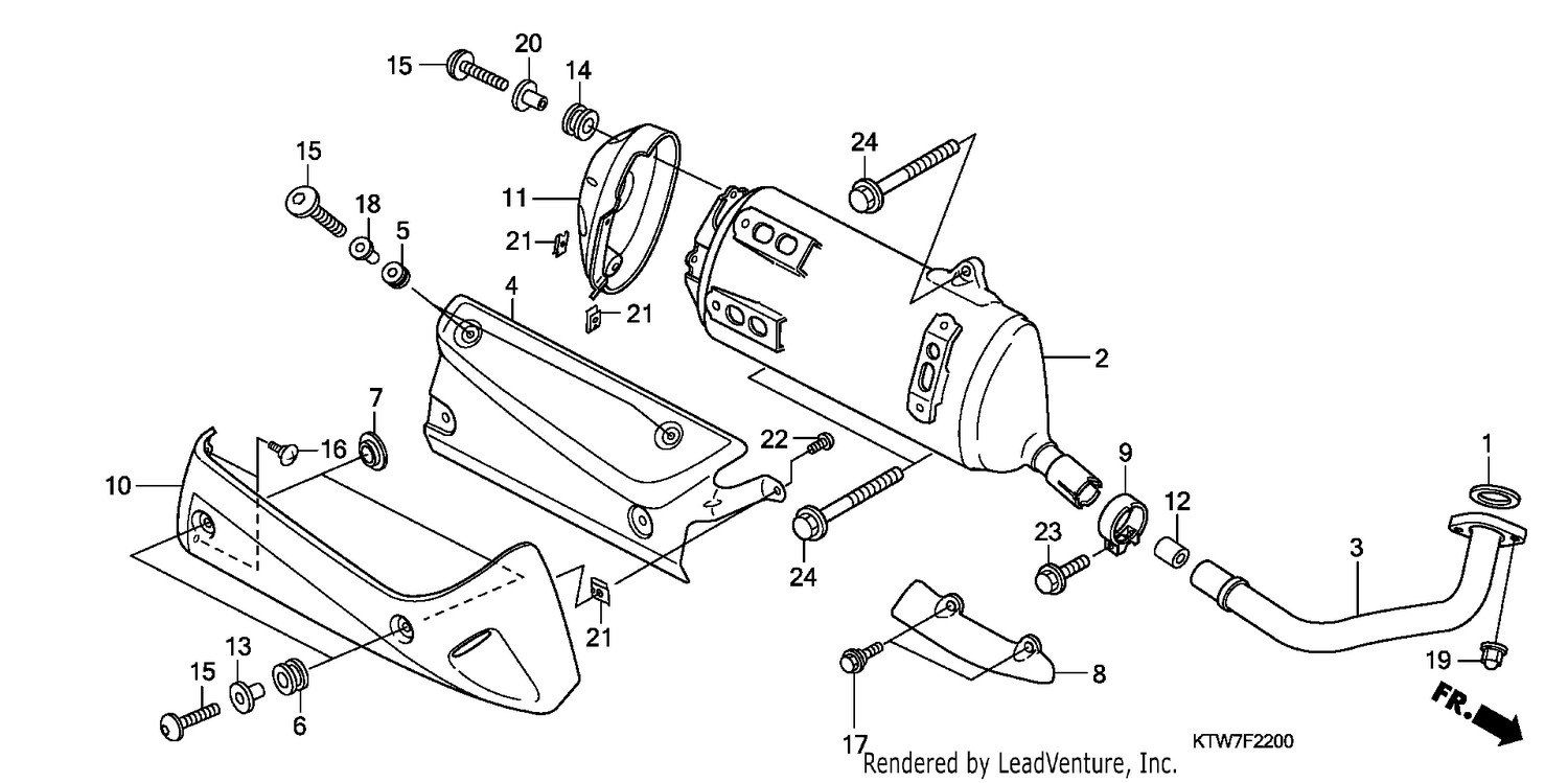 EXHAUST MUFFLER