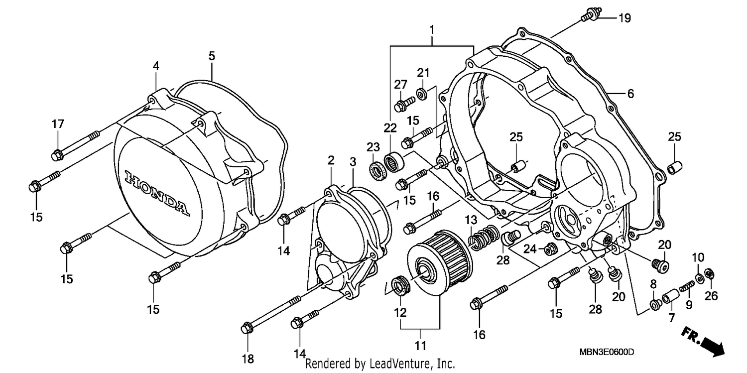 RIGHT CRANKCASE COVER