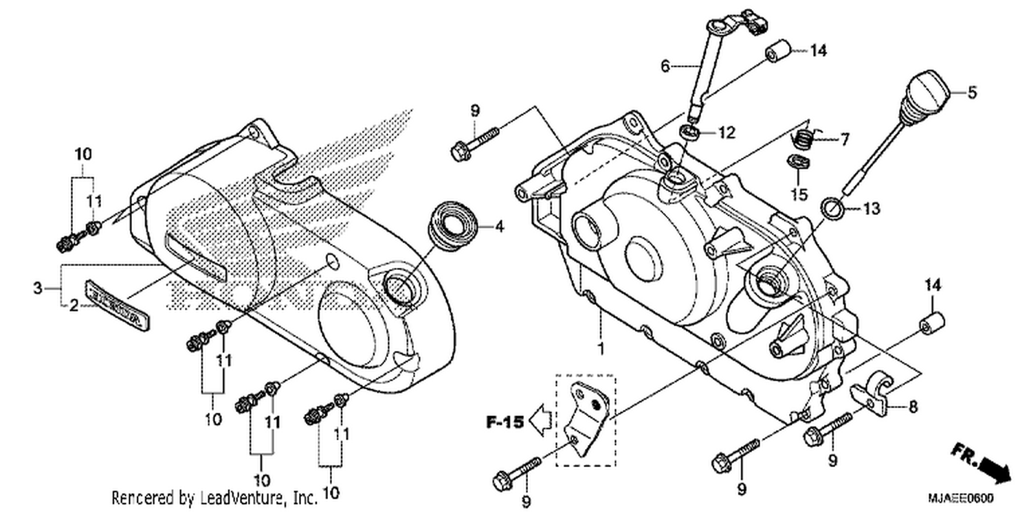 RI GHT CRANKCASE COVER (VT750CS/ C2B/ C2S/ C)