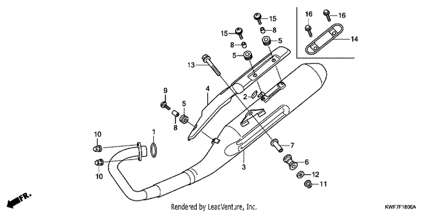  EXHAUST MUFFLER