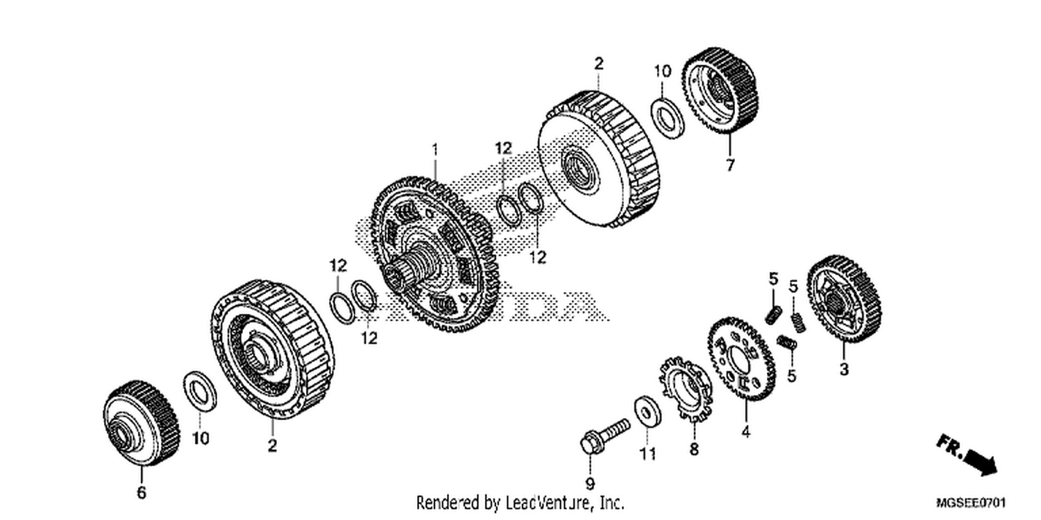  1 CLUTCH ( NC700SD)