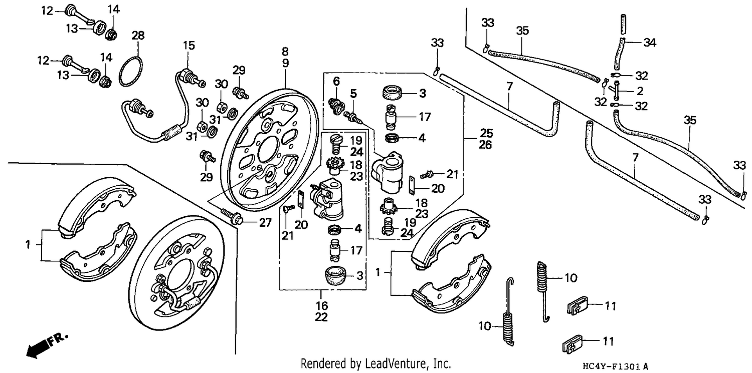 FRONT BRAKE PANEL