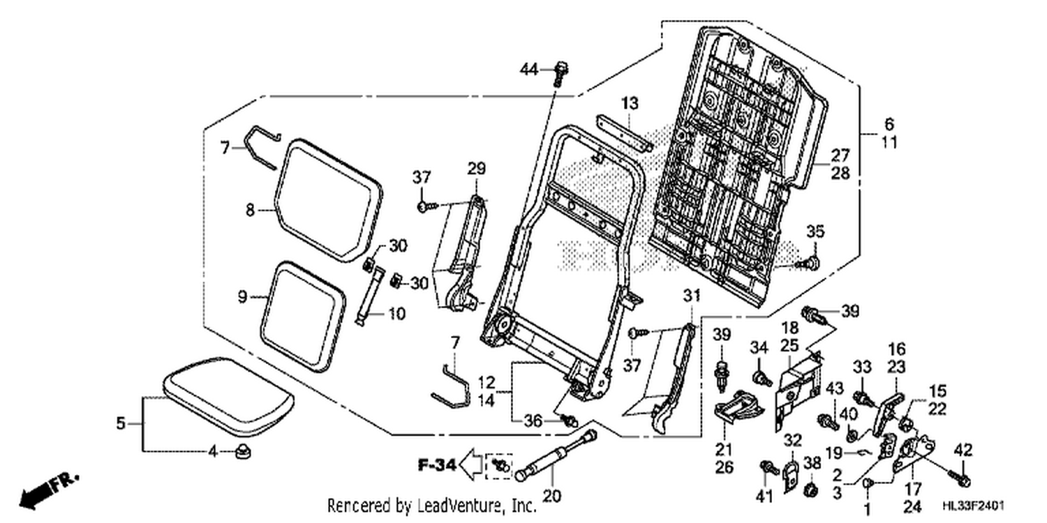  1 REAR SEAT