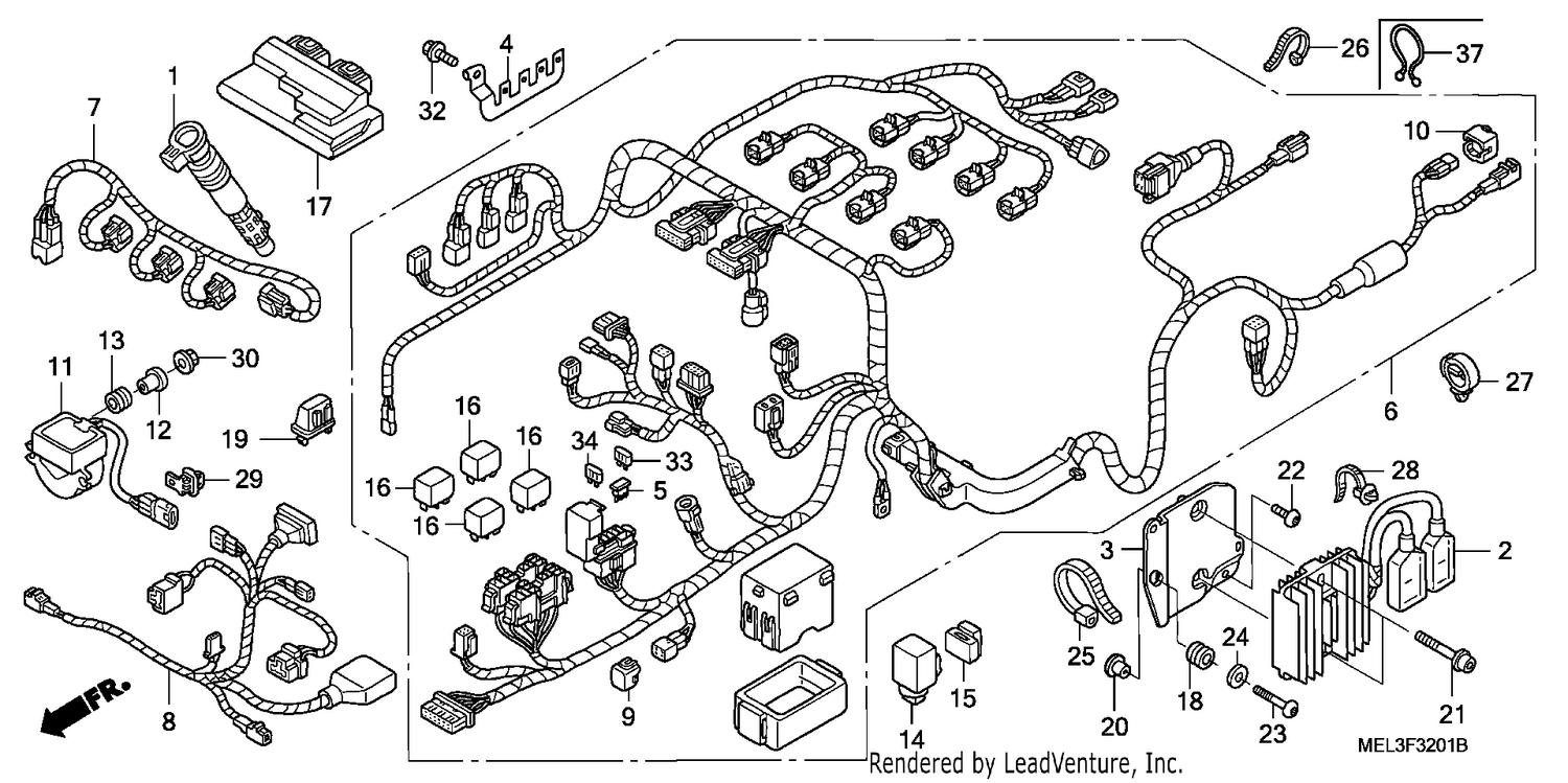 WIRE HARNESS (CBR1000RR6/7)