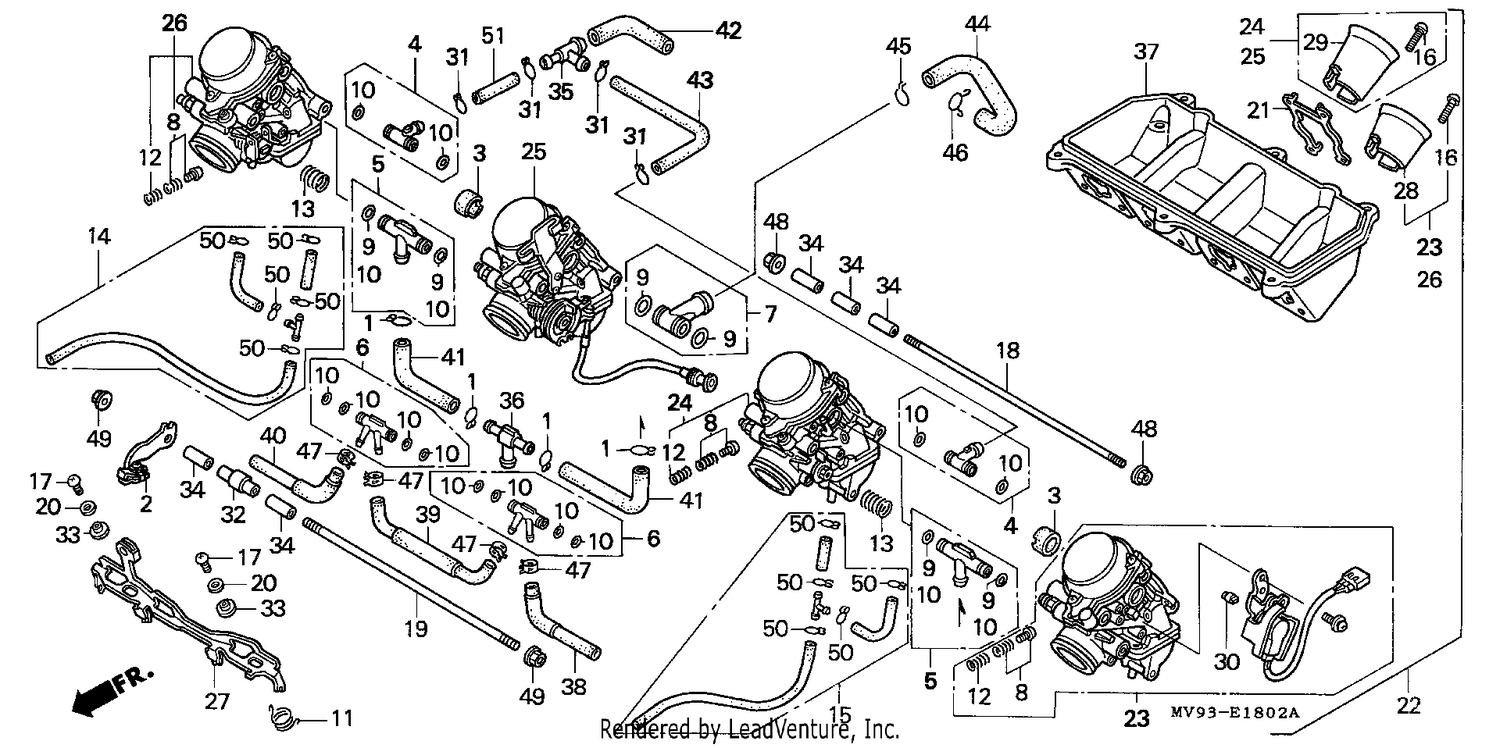 CARBURETOR ASSY. (CBR600FS/3S/T/3T/SET)