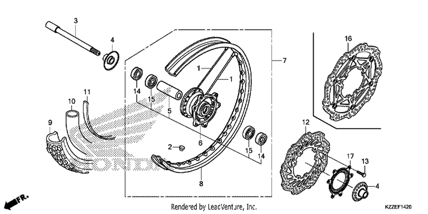  20 FRONT WHEEL