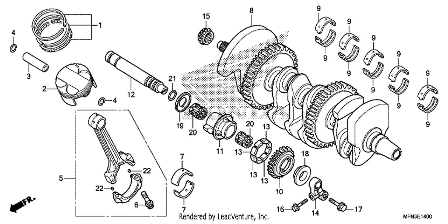 CRANKSHAFT/ PI STON