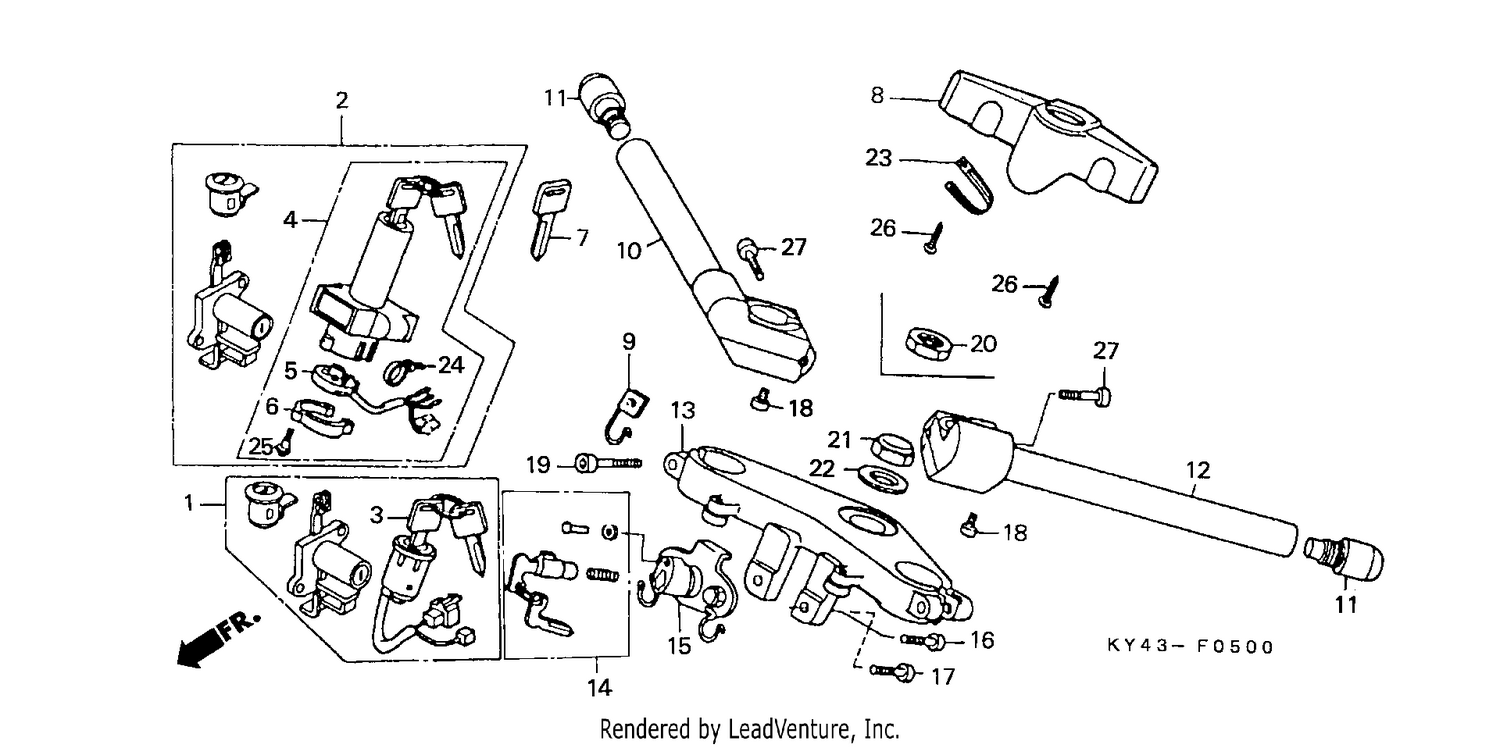 HANDLE PIPE/TOP BRIDGE
