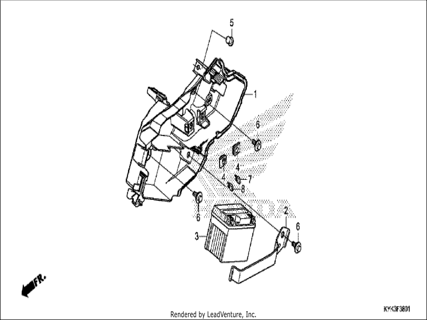  1 BATTERY (CRF110FK)