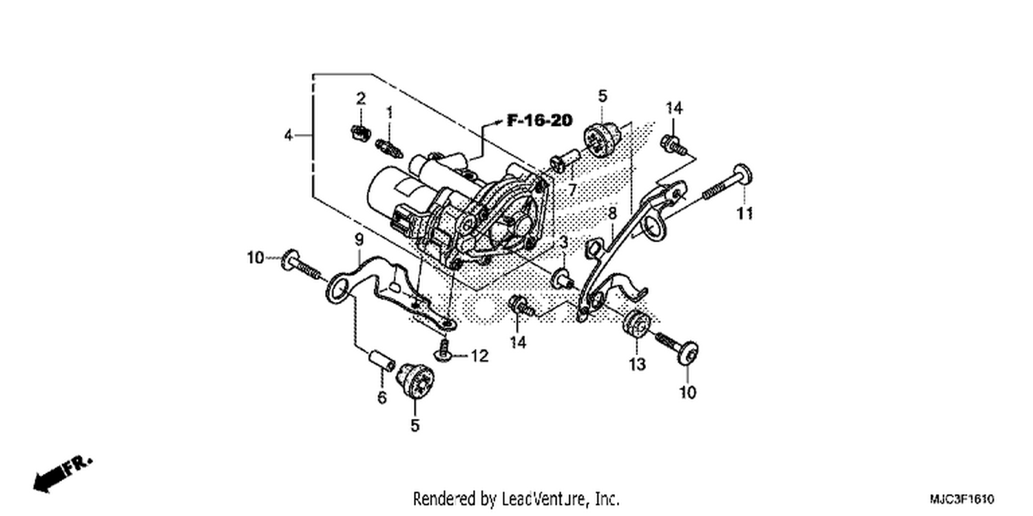  10 REAR POWER UNIT (CBR600RA)