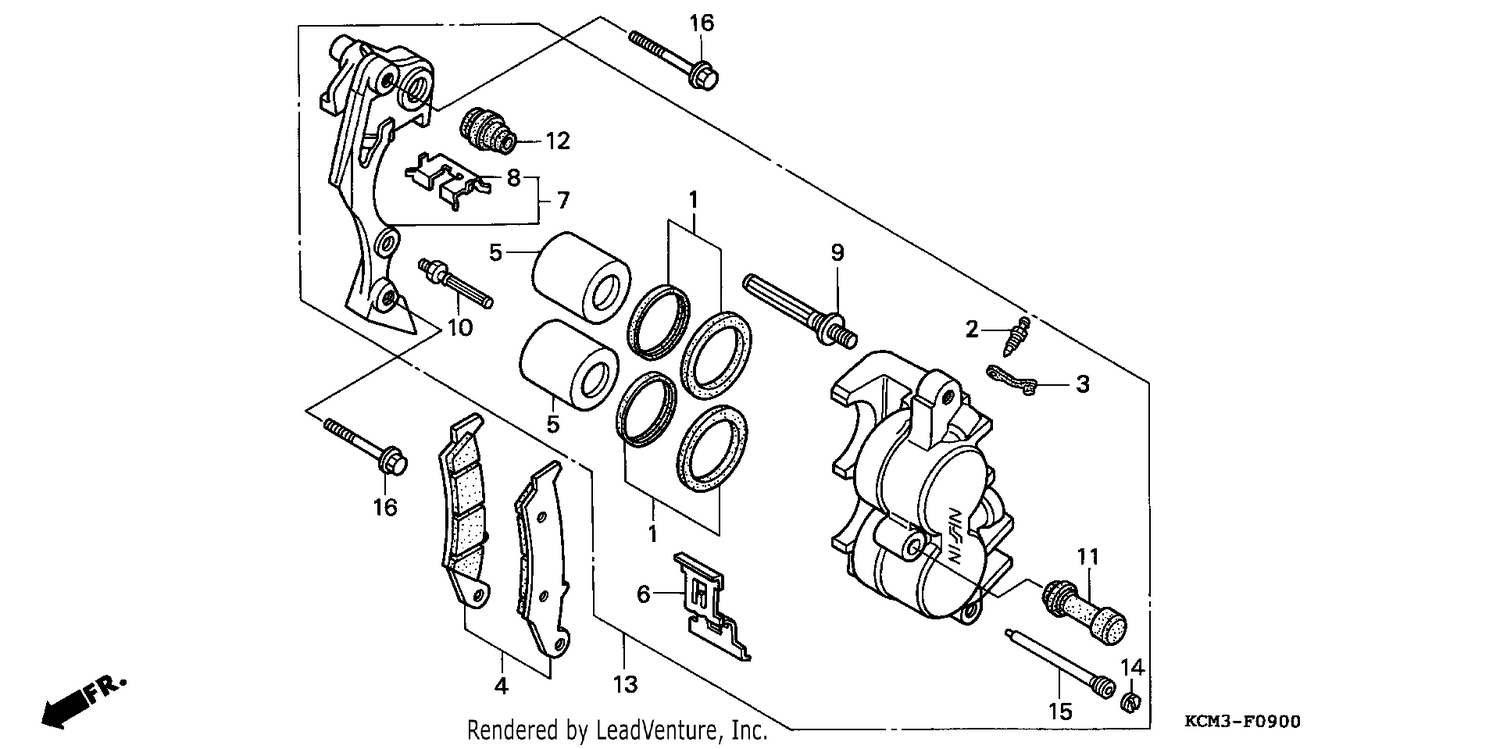 FRONT BRAKE CALIPER