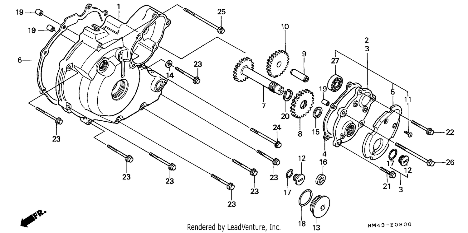 LEFT CRANKCASE COVER