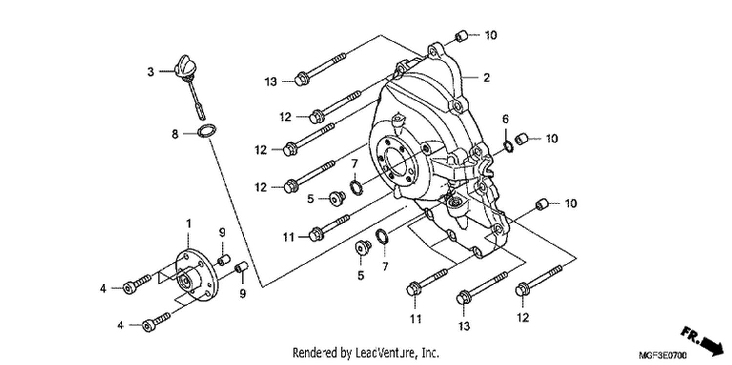  RI GHT CRANKCASE COVER