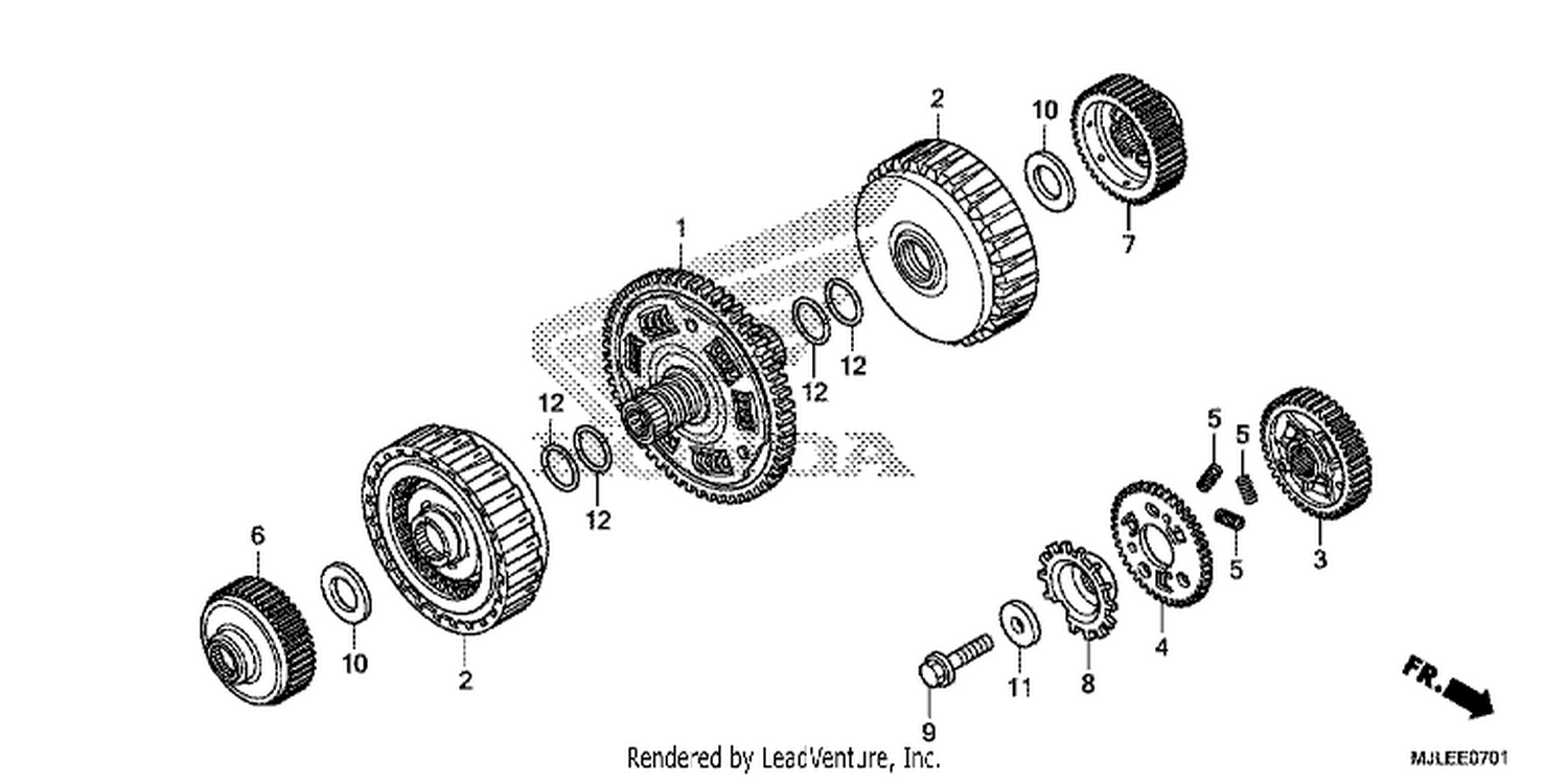  1 CLUTCH (NC700SD/ 750SD)