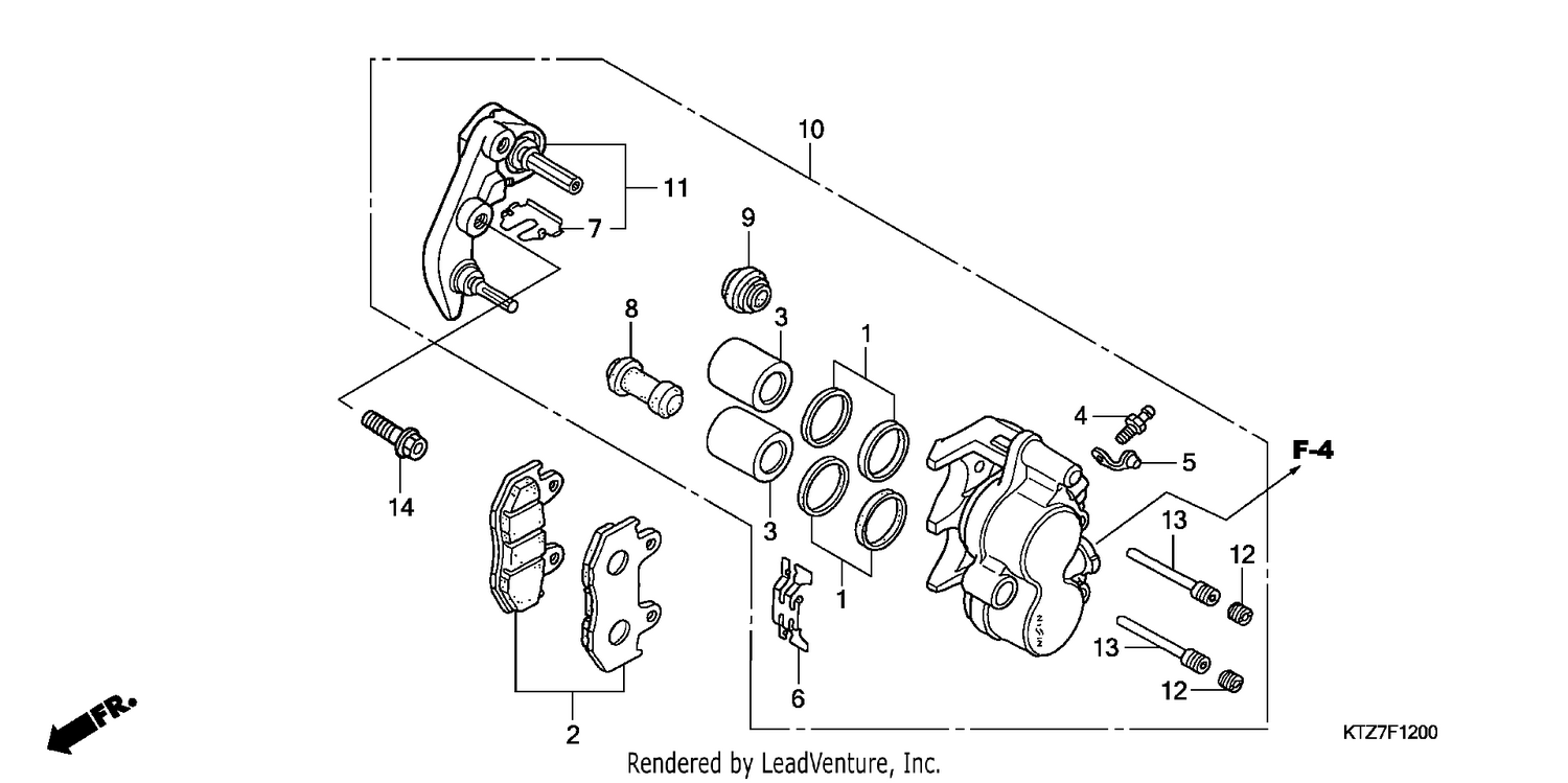 FRONT BRAKE CALIPER
