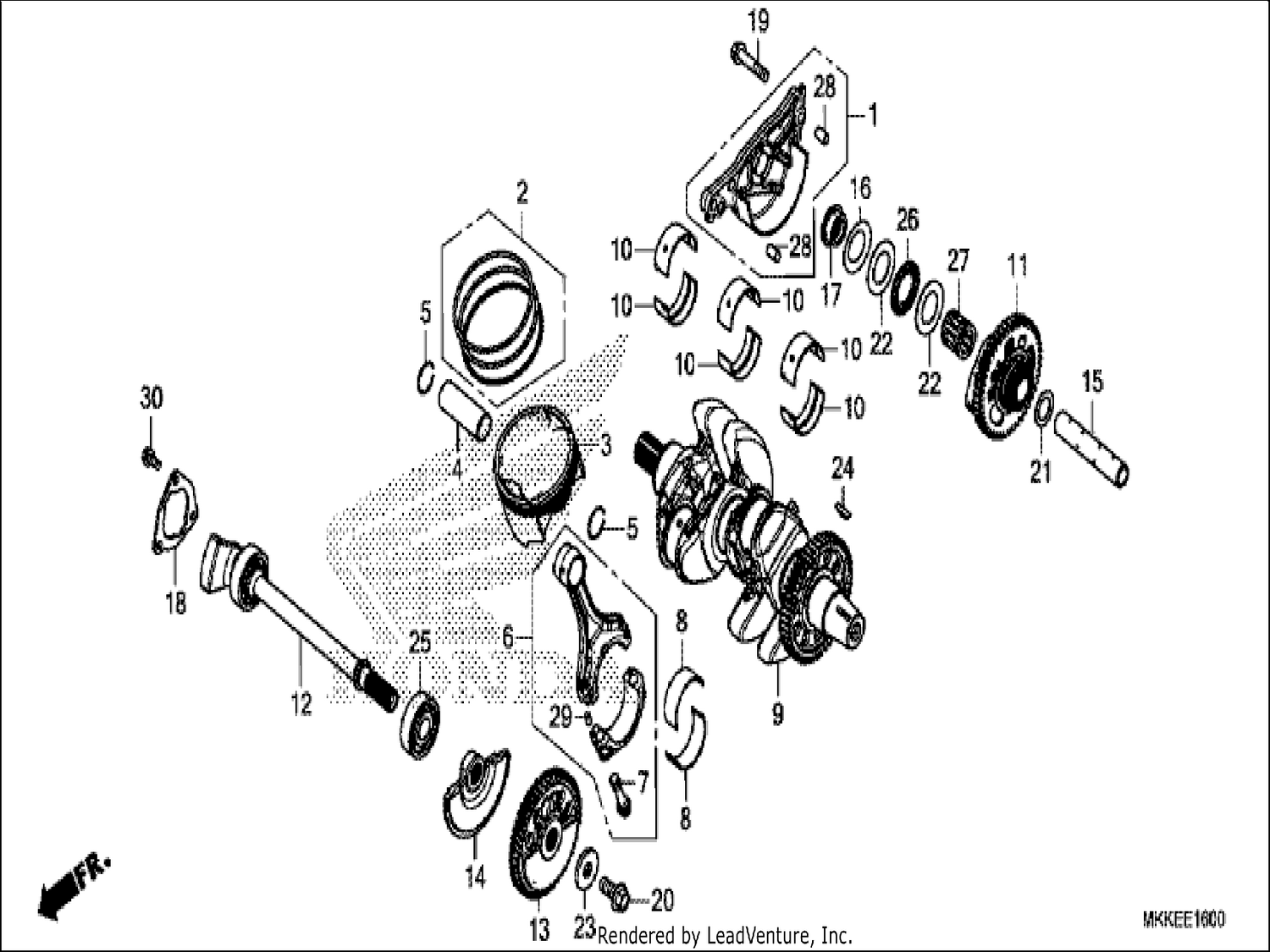  CRANKSHAFT/PISTON