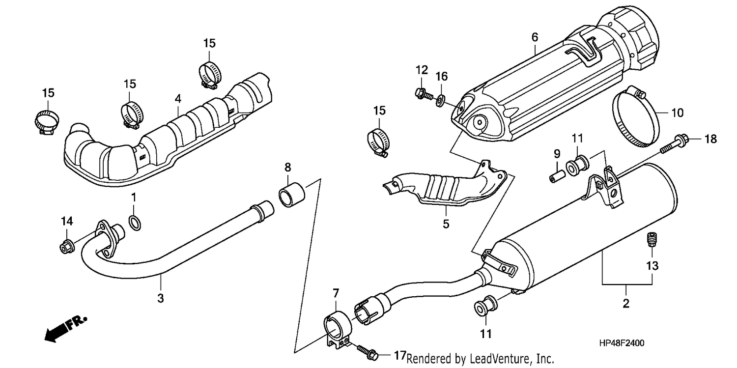 EXHAUST MUFFLER