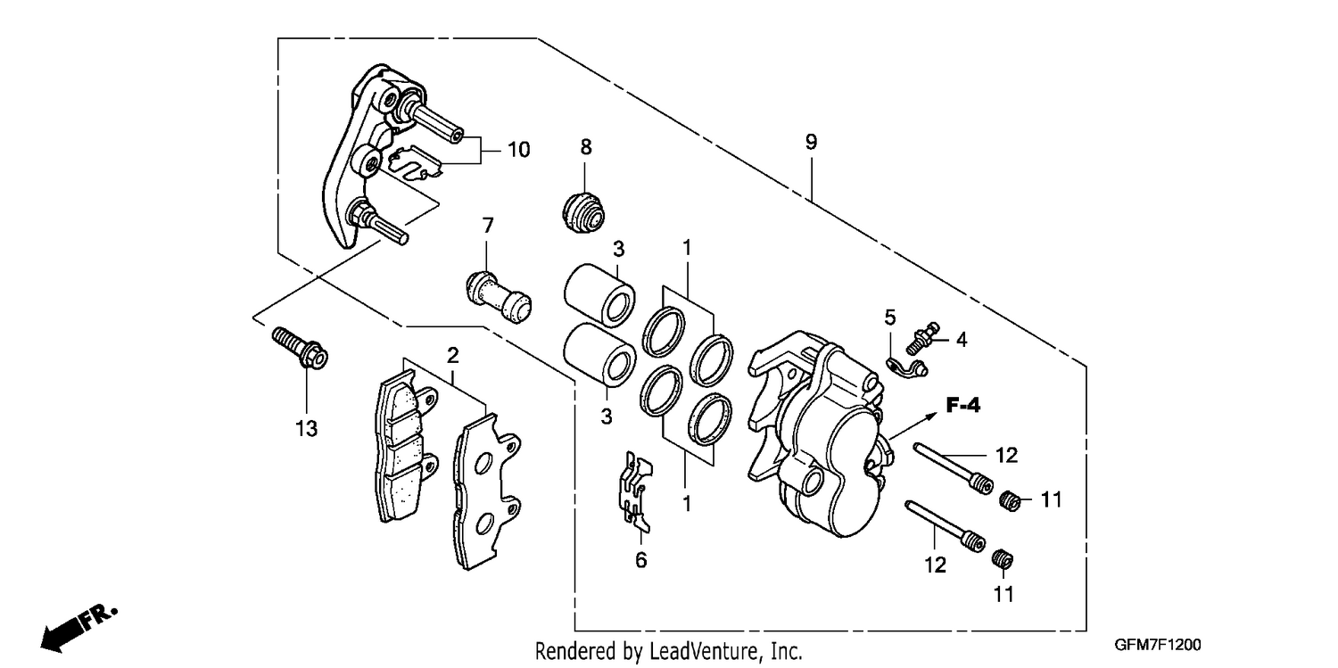 FRONT BRAKE CALIPER