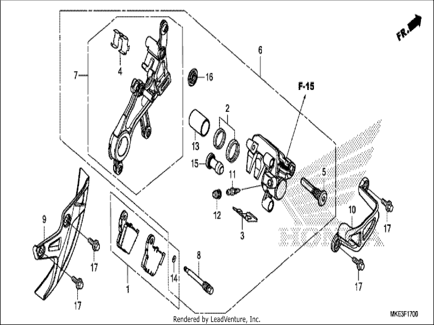  REAR BRAKE CALIPER