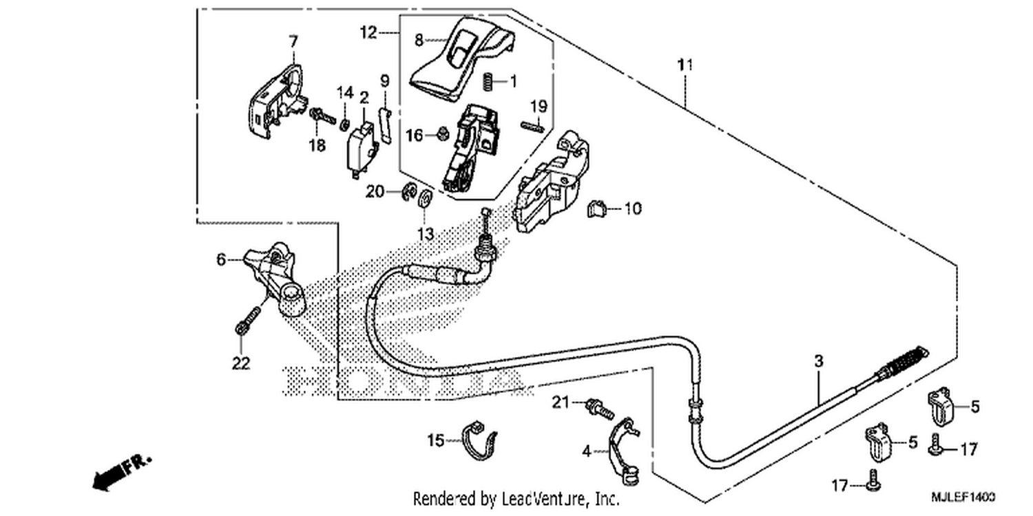  PARKI NG BRAKE LEVER