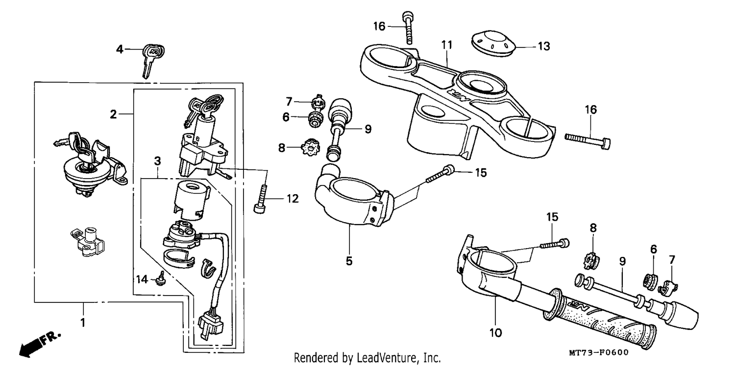 HANDLE PIPE/TOP BRIDGE