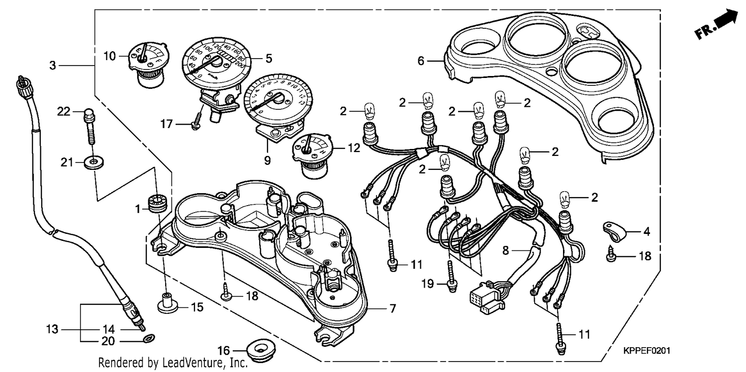 METER (CBR125RW7/RW9/RWA)
