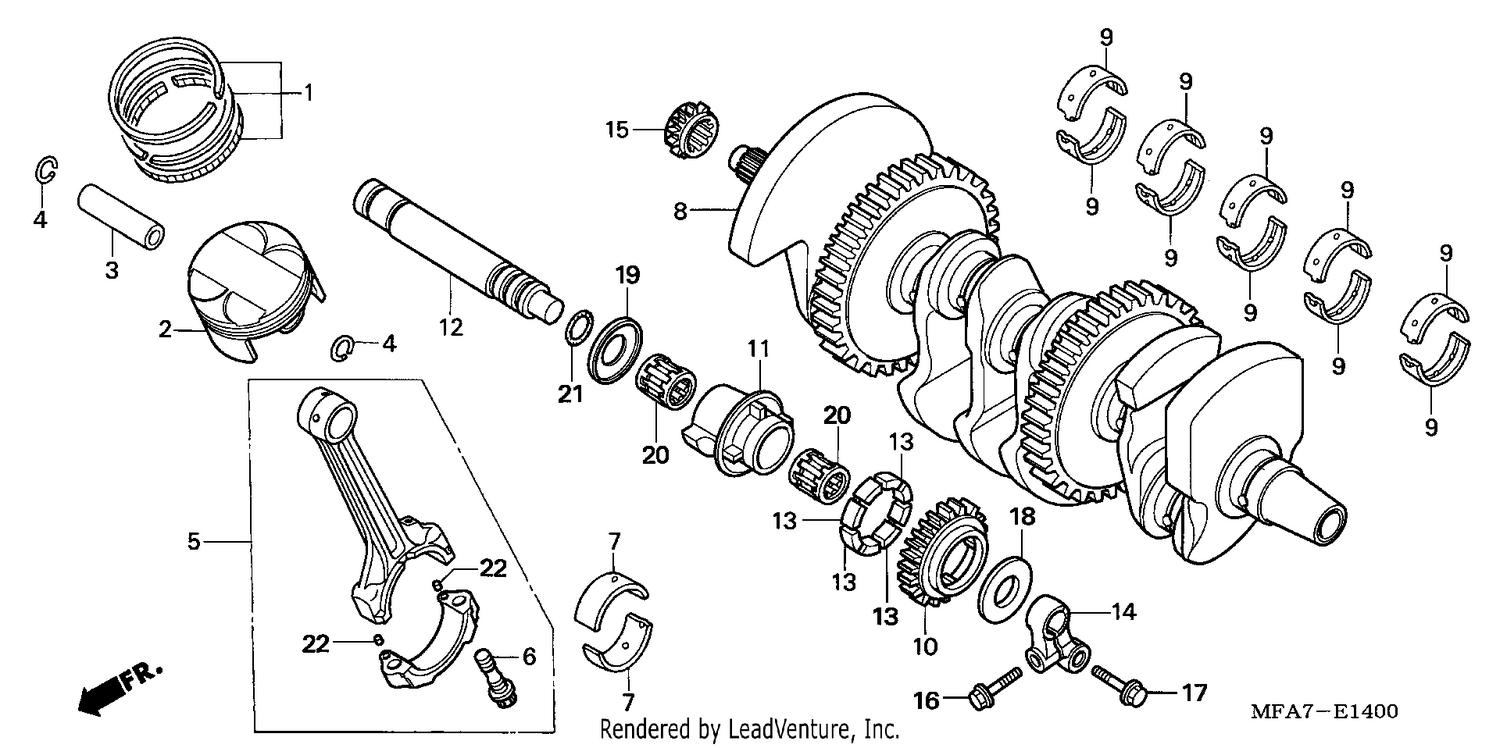 CRANKSHAFT/PISTON