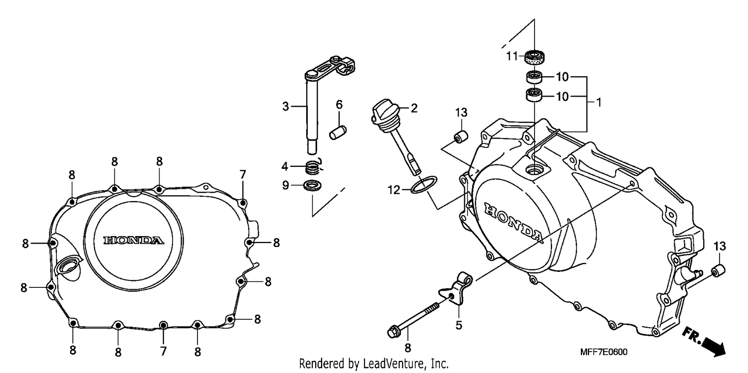 RIGHT CRANKCASE COVER