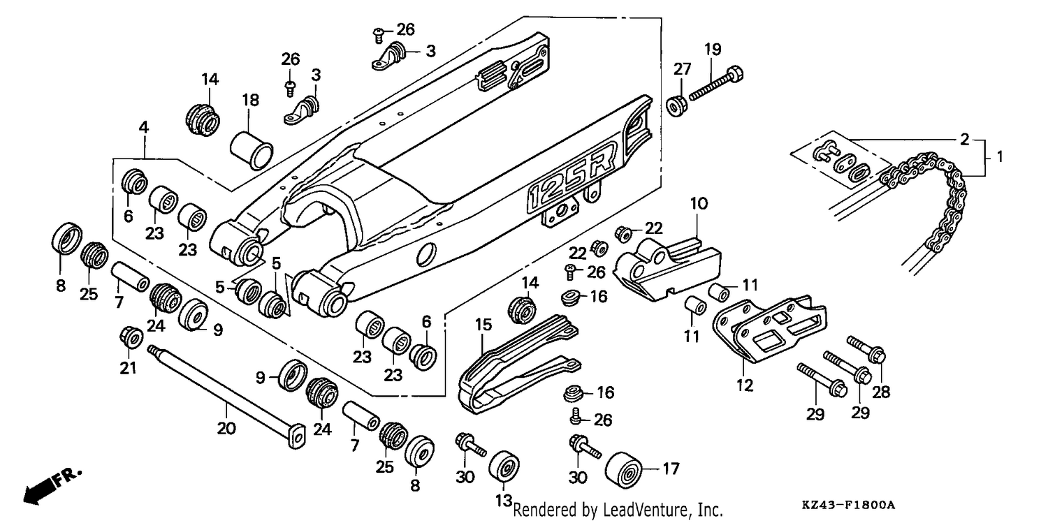 SWINGARM (CR125RL)