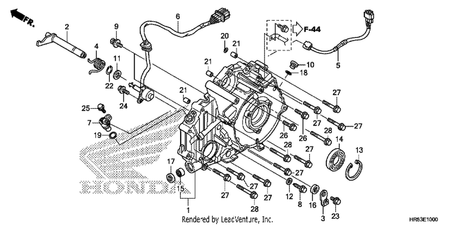  REAR CRANKCASE COVER
