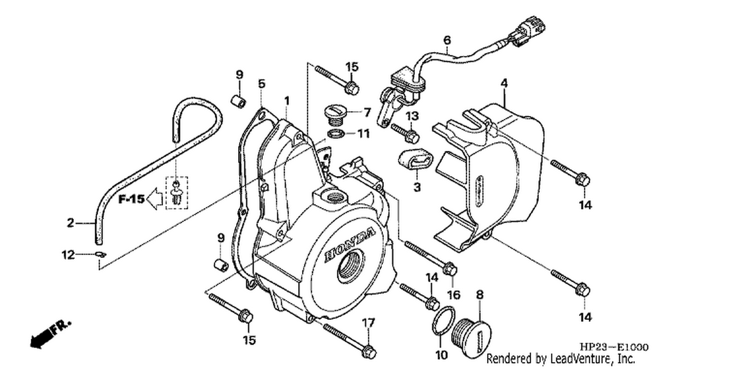 LEFT CRANKCASE COVER