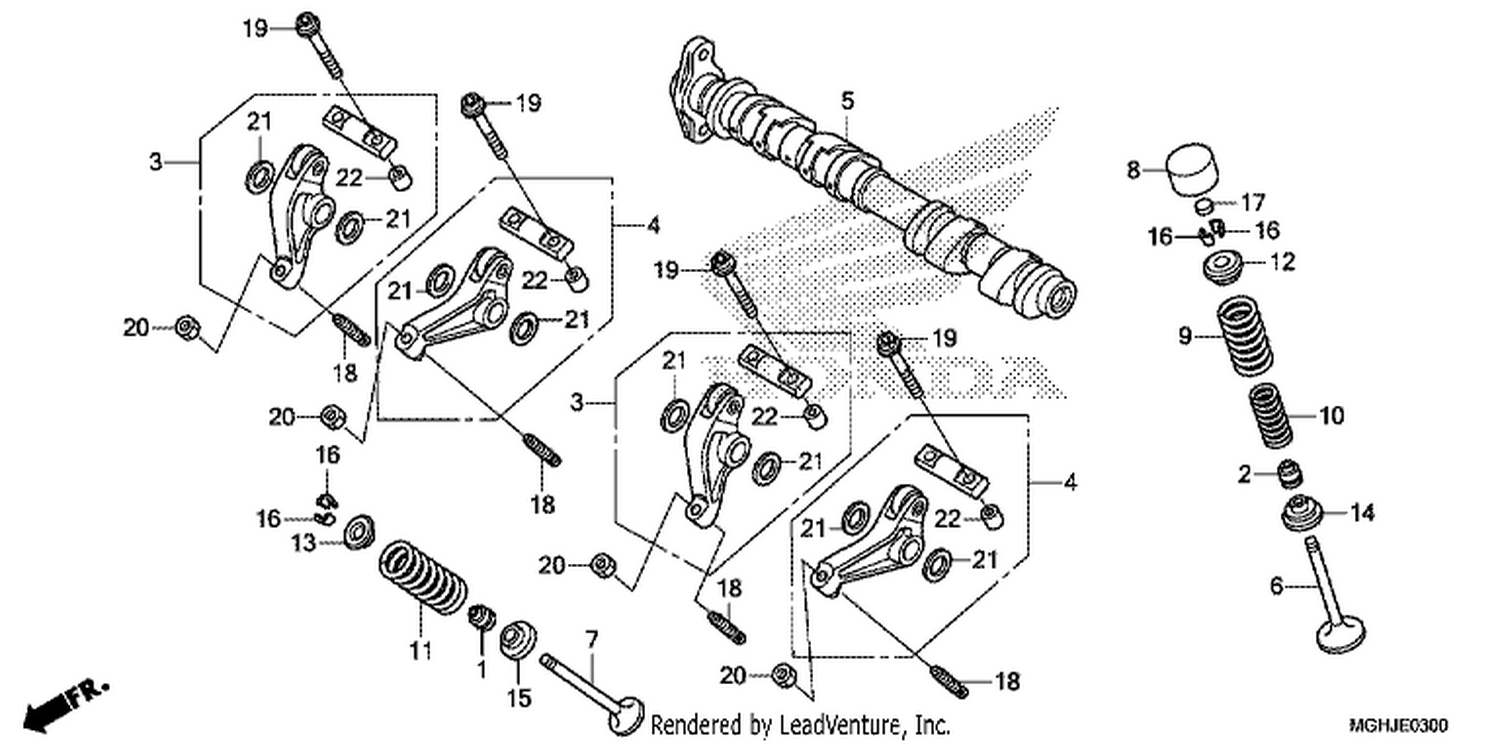  CAMSHAFT/VALVE (FRONT)