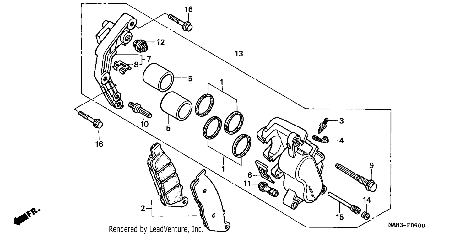 FRONT BRAKE CALIPER