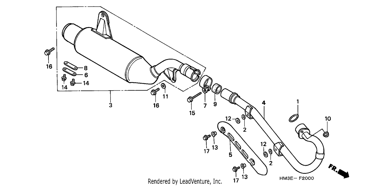 EXHAUST MUFFLER