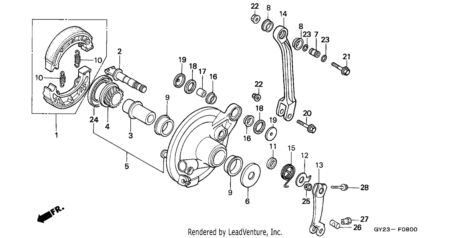 FRONT BRAKE PANEL