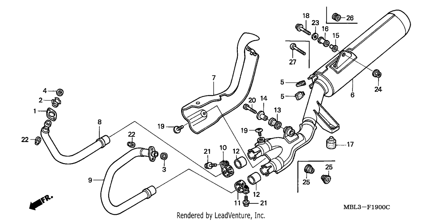 EXHAUST MUFFLER