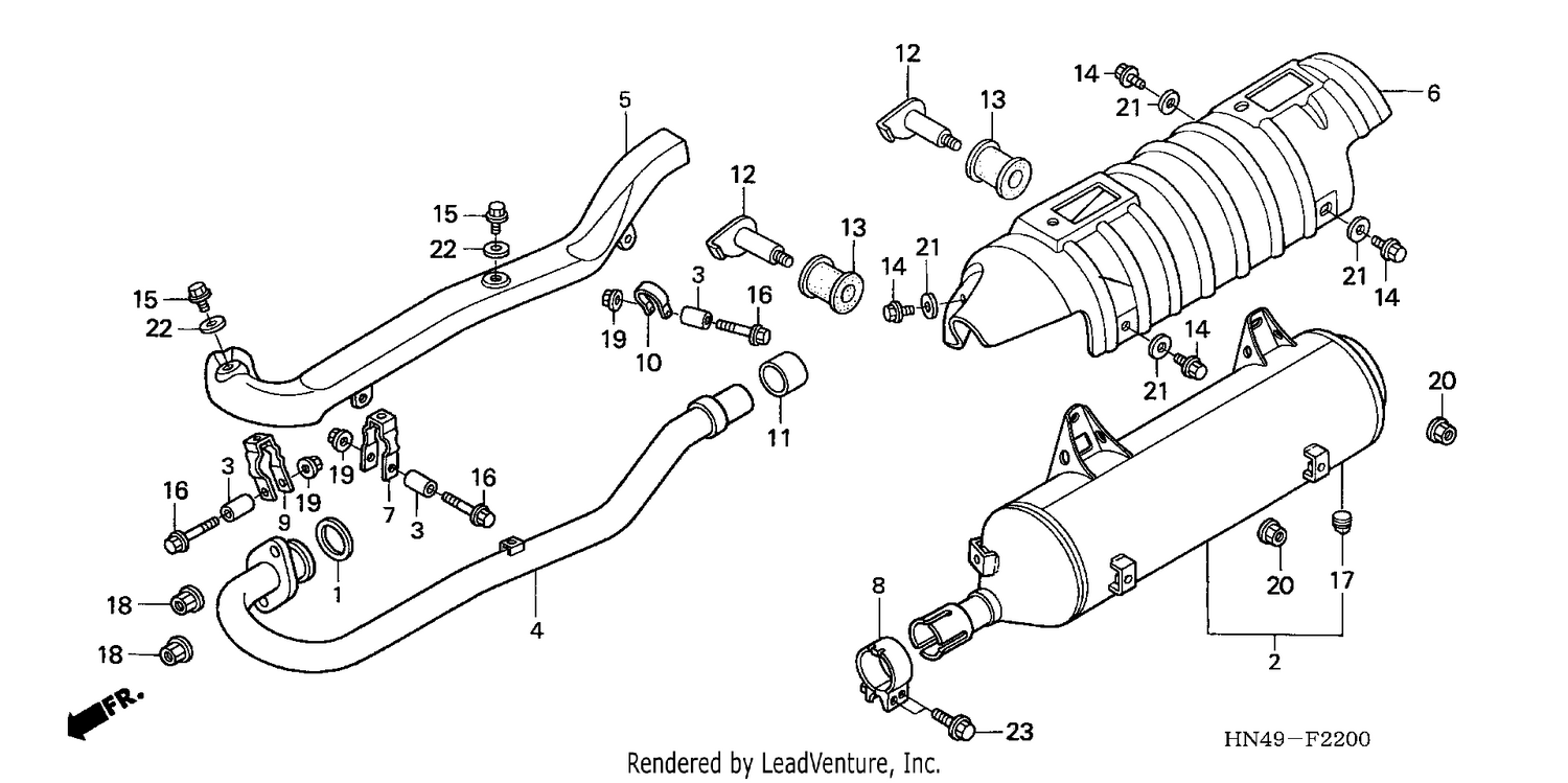 EXHAUST MUFFLER