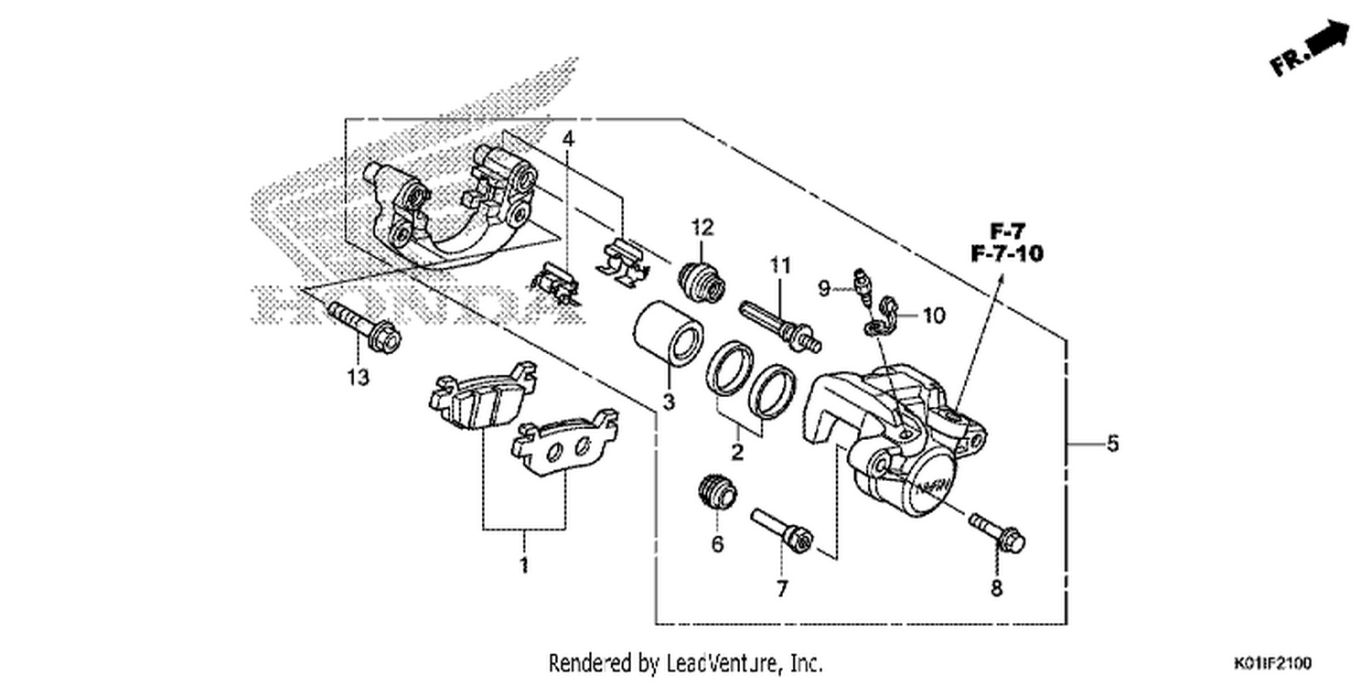  REAR BRAKE CALIPER