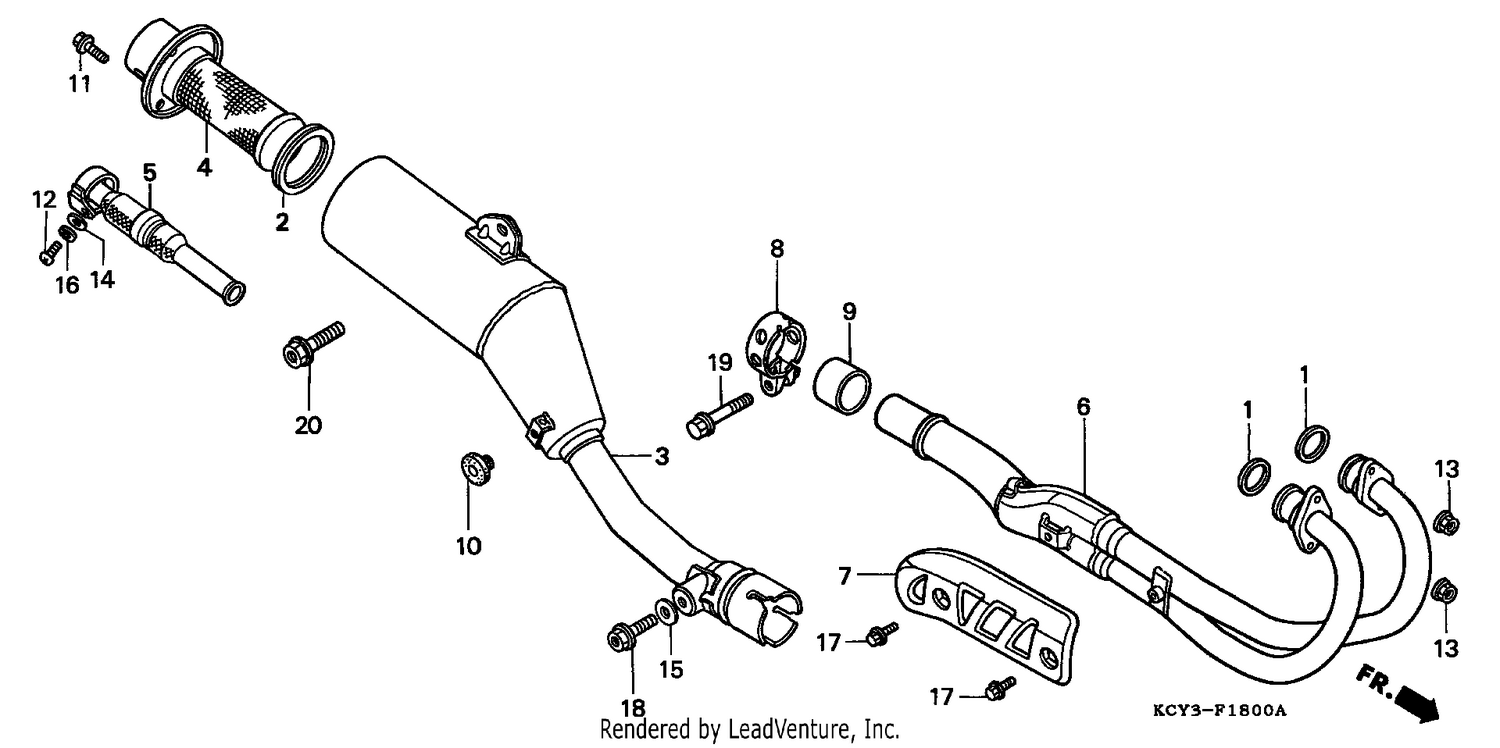 EXHAUST MUFFLER